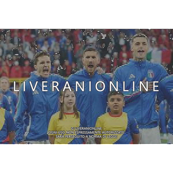 TVEM Federico Chiesa of Italy,Lorenzo Pellegrini of Italy and Gianluca Scamacca of Italy during the UEFA EURO 2024 group stage match between Albania and Italy at Westfalenstadion on June 15, 2024 in Dortmund, Germany. Photo by Emmanuele Mastrodonato/ag. Aldo Liverani sas/AGENZIA ALDO LIVERANI SAS