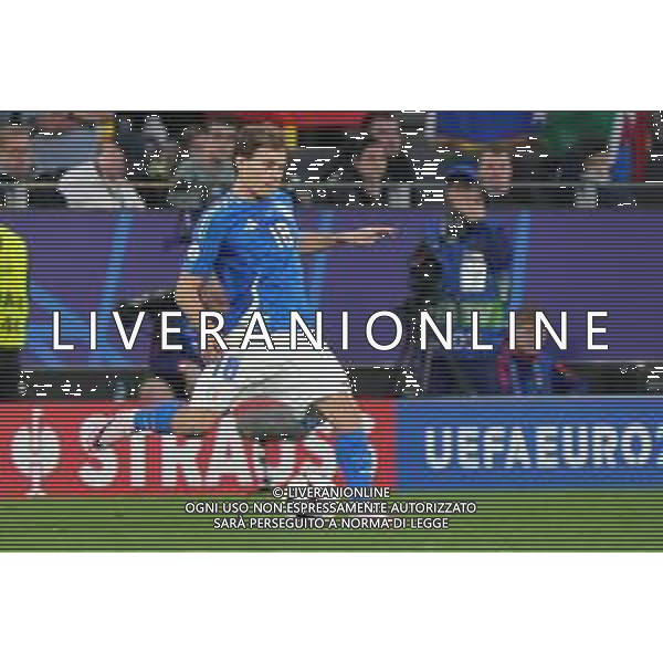 TVEM Nicolò Barella of Italy during the UEFA EURO 2024 group stage match between Albania and Italy at Westfalenstadion on June 15, 2024 in Dortmund, Germany. Photo by Emmanuele Mastrodonato/ag. Aldo Liverani sas/AGENZIA ALDO LIVERANI SAS