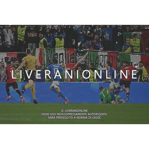 Italia vs Albania - UEFA EURO 2024 nella foto Rey Manaj (Albania) occasione da gol fallita nel finale Dortmund (GER) 15-06-2024 BVB Stadion Dortmund Campionato Europeo di Calcio - UEFA EURO 2024 fase a gironi - gruppo B 1a giornata foto Roberto Garavaglia/Agenzia Aldo Liverani sas/AGENZIA ALDO LIVERANI SAS