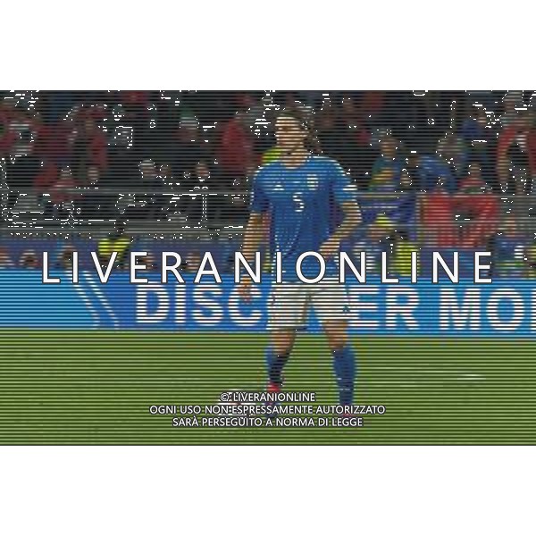 TVEM Riccardo Calafiori of Italy during the UEFA EURO 2024 group stage match between Albania and Italy at Westfalenstadion on June 15, 2024 in Dortmund, Germany. Photo by Emmanuele Mastrodonato/ag. Aldo Liverani sas/AGENZIA ALDO LIVERANI SAS