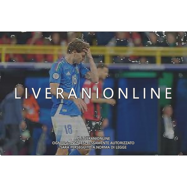 TVEM Nicolò Barella of Italy during the UEFA EURO 2024 group stage match between Albania and Italy at Westfalenstadion on June 15, 2024 in Dortmund, Germany. Photo by Emmanuele Mastrodonato/ag. Aldo Liverani sas/AGENZIA ALDO LIVERANI SAS