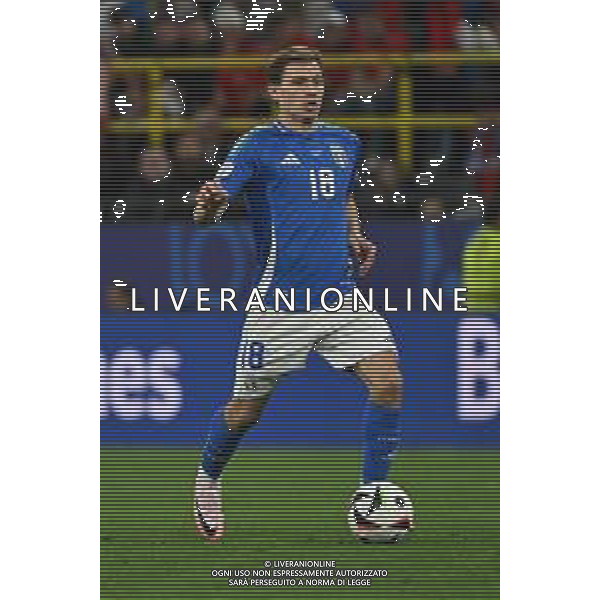 Italia vs Albania - UEFA EURO 2024 nella foto Nicolò Barella (Italia) Dortmund (GER) 15-06-2024 BVB Stadion Dortmund Campionato Europeo di Calcio - UEFA EURO 2024 fase a gironi - gruppo B 1a giornata foto Roberto Garavaglia/Agenzia Aldo Liverani sas