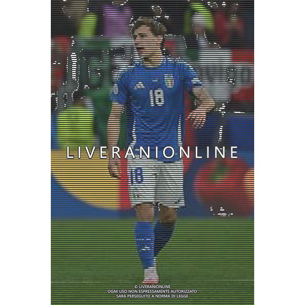 Italia vs Albania - UEFA EURO 2024 nella foto Nicolò Barella (Italia) Dortmund (GER) 15-06-2024 BVB Stadion Dortmund Campionato Europeo di Calcio - UEFA EURO 2024 fase a gironi - gruppo B 1a giornata foto Roberto Garavaglia/Agenzia Aldo Liverani sas