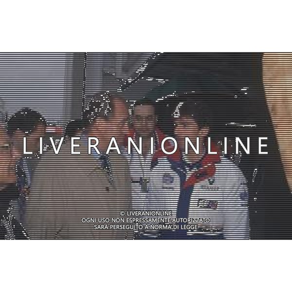 COL-RETROSPETTIVA REALI DI SPAGNA NELLA FOTO RE JUAN CARLOS DI SPAGNA E DAMON HILL ARCHIVIO GIOVANNI LIVERANI-AG ALDO LIVERANI SAS