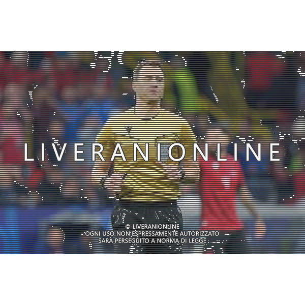 TVEM the referee Felix Zwayer of Germany during the UEFA EURO 2024 group stage match between Albania and Italy at Westfalenstadion on June 15, 2024 in Dortmund, Germany. Photo by Emmanuele Mastrodonato/ag. Aldo Liverani sas