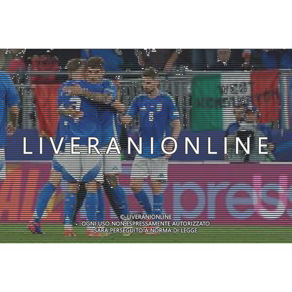 TVEM Davide Frattesi of Italy and Giovanni Di Lorenzo of Italy celebrates the victory during the UEFA EURO 2024 group stage match between Albania and Italy at Westfalenstadion on June 15, 2024 in Dortmund, Germany. Photo by Emmanuele Mastrodonato/ag. Aldo Liverani sas