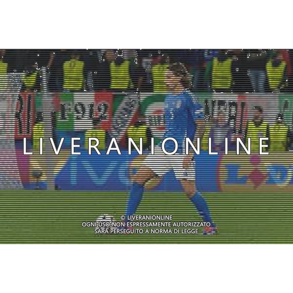 TVEM Riccardo Calafiori of Italy during the UEFA EURO 2024 group stage match between Albania and Italy at Westfalenstadion on June 15, 2024 in Dortmund, Germany. Photo by Emmanuele Mastrodonato/ag. Aldo Liverani sas