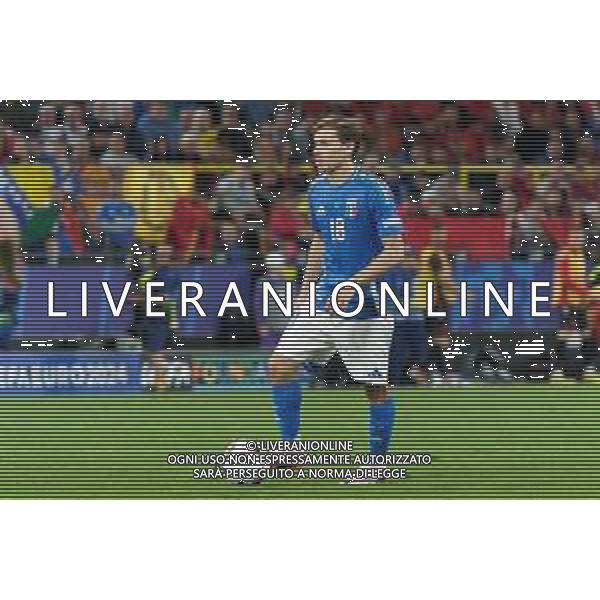 TVEM Nicolò Barella of Italy during the UEFA EURO 2024 group stage match between Albania and Italy at Westfalenstadion on June 15, 2024 in Dortmund, Germany. Photo by Emmanuele Mastrodonato/ag. Aldo Liverani sas