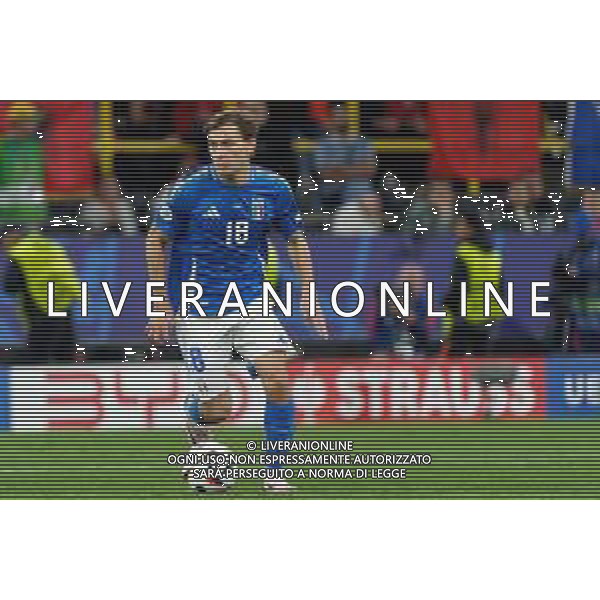 TVEM Nicolò Barella of Italy during the UEFA EURO 2024 group stage match between Albania and Italy at Westfalenstadion on June 15, 2024 in Dortmund, Germany. Photo by Emmanuele Mastrodonato/ag. Aldo Liverani sas