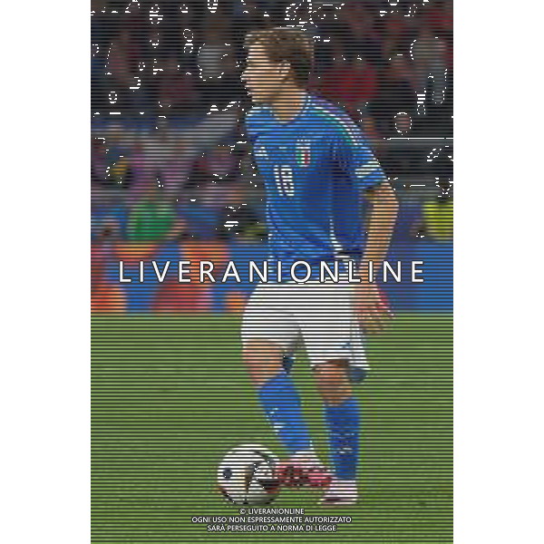 TVEM Nicolò Barella of Italy during the UEFA EURO 2024 group stage match between Albania and Italy at Westfalenstadion on June 15, 2024 in Dortmund, Germany. Photo by Emmanuele Mastrodonato/ag. Aldo Liverani sas