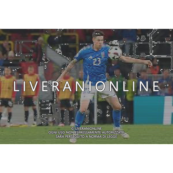 TVEM Alessandro Bastoni of Italy during the UEFA EURO 2024 group stage match between Albania and Italy at Westfalenstadion on June 15, 2024 in Dortmund, Germany. Photo by Emmanuele Mastrodonato/ag. Aldo Liverani sas