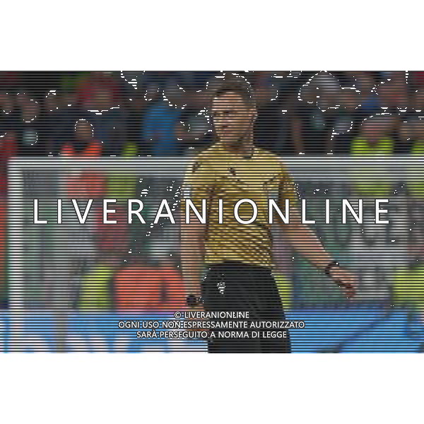 TVEM the referee Felix Zwayer of Germany during the UEFA EURO 2024 group stage match between Albania and Italy at Westfalenstadion on June 15, 2024 in Dortmund, Germany. Photo by Emmanuele Mastrodonato/ag. Aldo Liverani sas