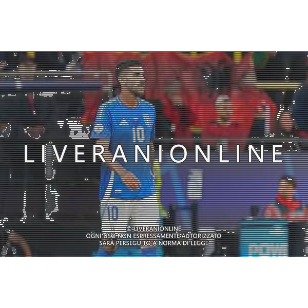 TVEM Lorenzo Pellegrini of Italy during the UEFA EURO 2024 group stage match between Albania and Italy at Westfalenstadion on June 15, 2024 in Dortmund, Germany. Photo by Emmanuele Mastrodonato/ag. Aldo Liverani sas