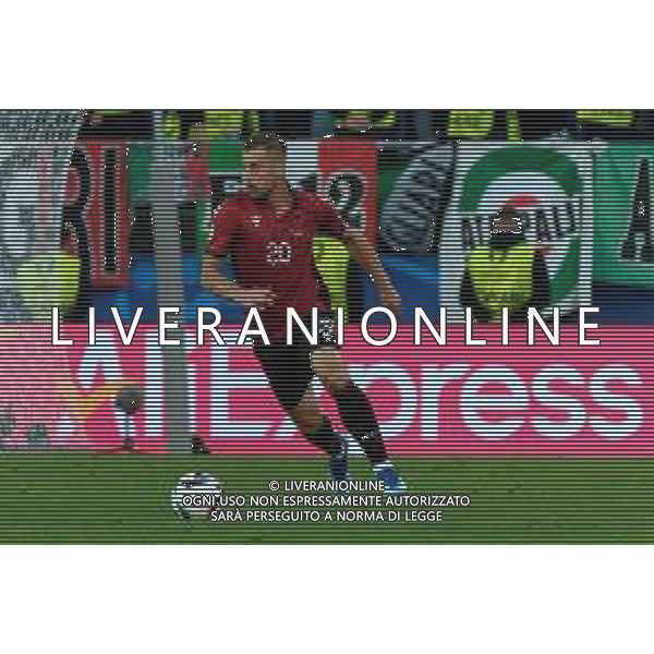 TVEM Ylber Ramadani of Albania during the UEFA EURO 2024 group stage match between Albania and Italy at Westfalenstadion on June 15, 2024 in Dortmund, Germany. Photo by Emmanuele Mastrodonato/ag. Aldo Liverani sas