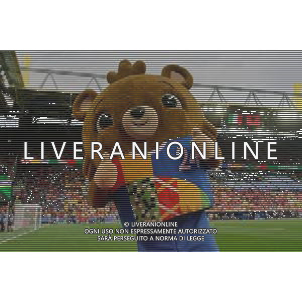 TVEM Albärt, the mascot of Euro 2024 during the UEFA EURO 2024 group stage match between Albania and Italy at Westfalenstadion on June 15, 2024 in Dortmund, Germany. Photo by Emmanuele Mastrodonato/ag. Aldo Liverani sas