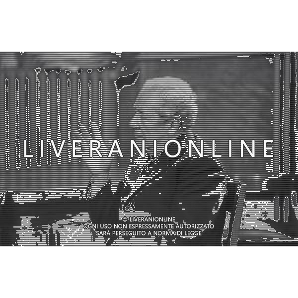 NEG -RETROSPETTIVA MICHELE SINDONA AVVOCATO E BANCHIERE NELLA FOTO FASI DEL PROCESSO A MICHELE SINDONA A MILANO PER L\'OMICIDIO GIORGIO AMBROSOLI ANNO 1985 AG ALDO LIVERANI SAS