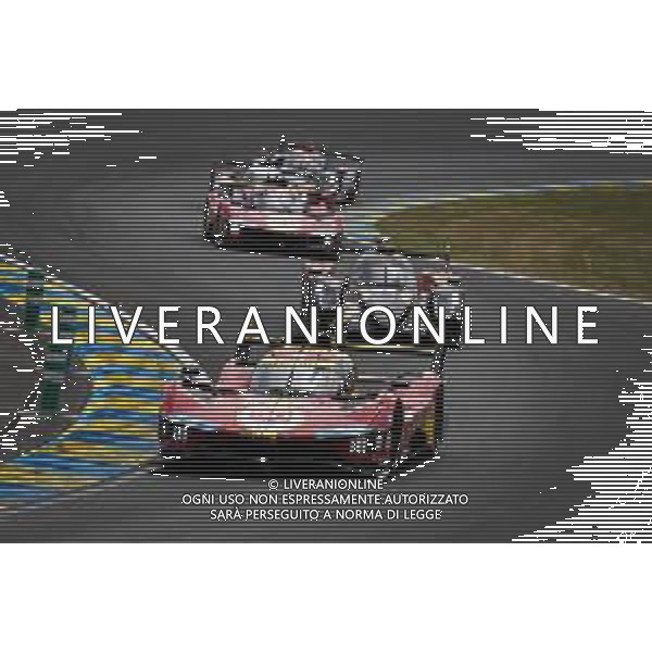 Antonio Fuoco (ITA) / Miguel Molina (ESP) / Nicklas Nielsen (DEN) #50 Ferrari AF Corse, Ferrari 499P. 13.06.2024. FIA World Endurance Championship, Round 4, Le Mans 24 Hours, Practice and Qualifying, Le Mans, France, Thursday. - www.xpbimages.com, EMail: requests@xpbimages.com - Copyright: Moy / XPB Images AG ALDO LIVERANI SAS-ONLY ITALY