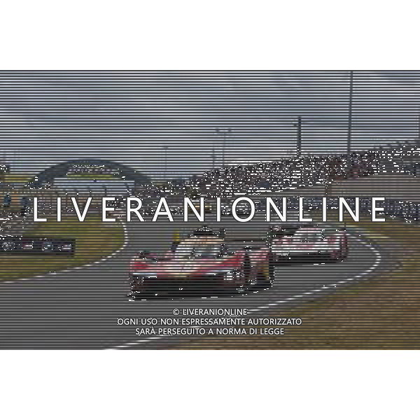 Antonio Fuoco (ITA) / Miguel Molina (ESP) / Nicklas Nielsen (DEN) #50 Ferrari AF Corse, Ferrari 499P. 15.06.2024. FIA World Endurance Championship, Round 4, Le Mans 24 Hours, Race, Le Mans, France, Saturday. - www.xpbimages.com, EMail: requests@xpbimages.com - Copyright: XPB Images AG ALDO LIVERANI SAS-ONLY ITALY