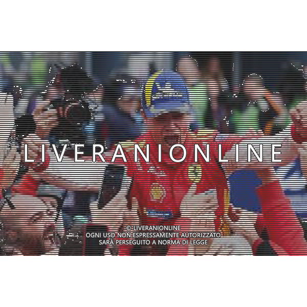 Race winner Nicklas Nielsen (DEN) #50 Ferrari AF Corse, celebrates at the end of the race in parc ferme. 16.06.2024. FIA World Endurance Championship, Round 4, Le Mans 24 Hours, Race, Le Mans, France, Sunday. - www.xpbimages.com, EMail: requests@xpbimages.com - Copyright: Moy / XPB Images AG ALDO LIVERANI SAS-ONLY ITALY