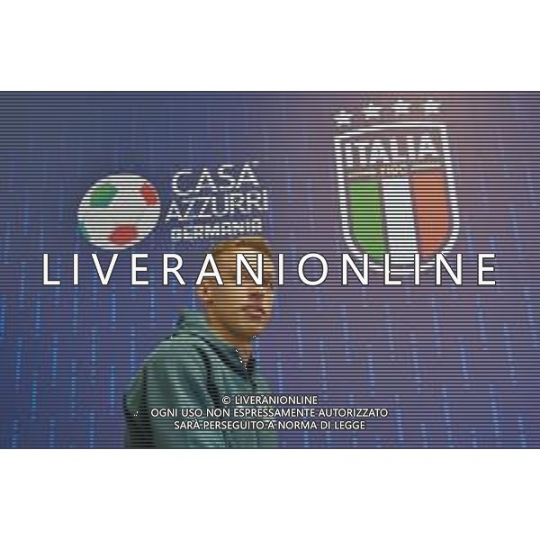 TVEM Davide Frattesi of Italy during press conference at casa azzurri media center in Iserlohn, Germany on 17 June 2024. Photo by Emmanuele Mastrodonato/ag. Aldo Liverani sas