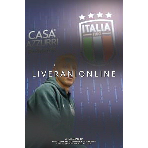 TVEM Davide Frattesi of Italy during press conference at casa azzurri media center in Iserlohn, Germany on 17 June 2024. Photo by Emmanuele Mastrodonato/ag. Aldo Liverani sas