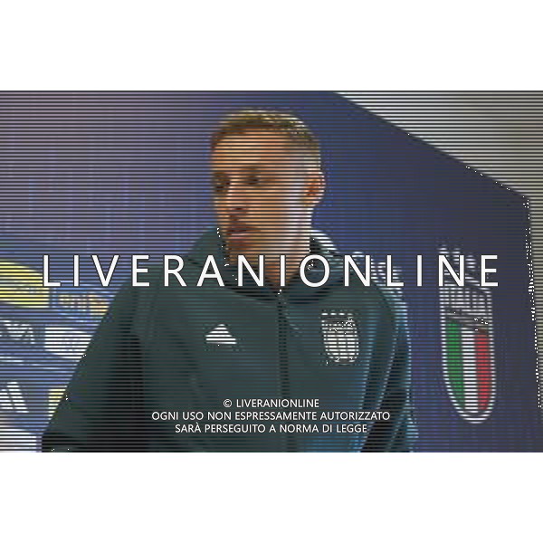 TVEM Davide Frattesi of Italy during press conference at casa azzurri media center in Iserlohn, Germany on 17 June 2024. Photo by Emmanuele Mastrodonato/ag. Aldo Liverani sas