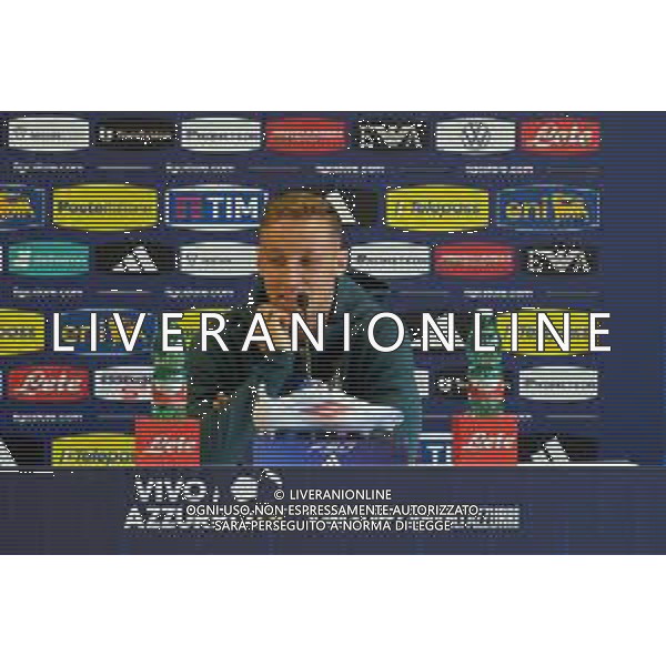 TVEM Davide Frattesi of Italy during press conference at casa azzurri media center in Iserlohn, Germany on 17 June 2024. Photo by Emmanuele Mastrodonato/ag. Aldo Liverani sas