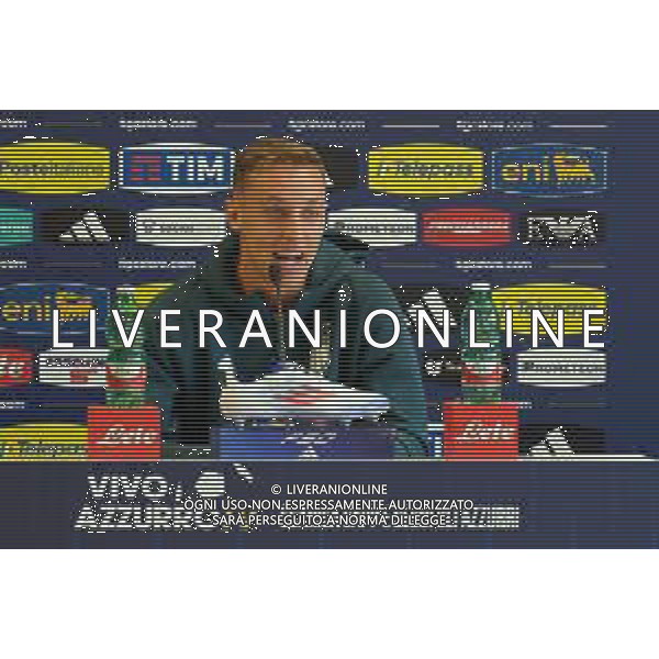 TVEM Davide Frattesi of Italy during press conference at casa azzurri media center in Iserlohn, Germany on 17 June 2024. Photo by Emmanuele Mastrodonato/ag. Aldo Liverani sas