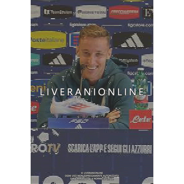 TVEM Davide Frattesi of Italy during press conference at casa azzurri media center in Iserlohn, Germany on 17 June 2024. Photo by Emmanuele Mastrodonato/ag. Aldo Liverani sas