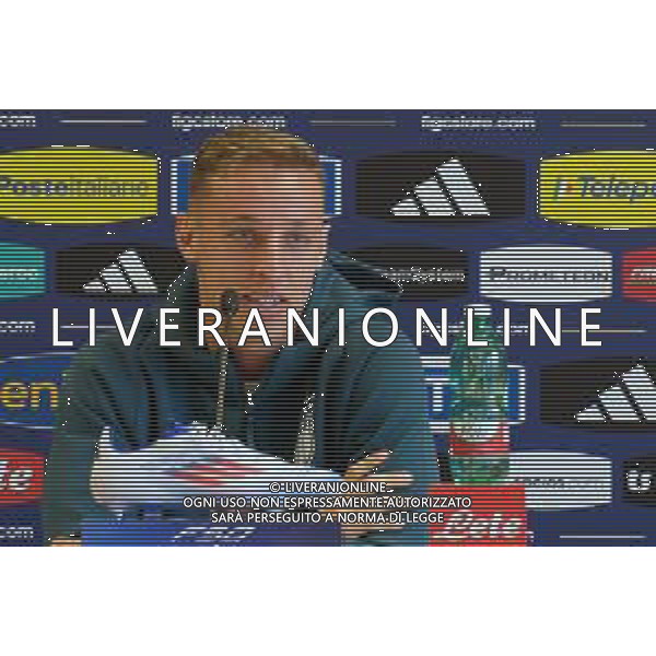 TVEM Davide Frattesi of Italy during press conference at casa azzurri media center in Iserlohn, Germany on 17 June 2024. Photo by Emmanuele Mastrodonato/ag. Aldo Liverani sas