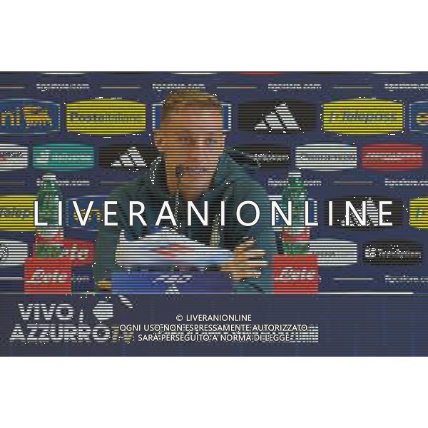 TVEM Davide Frattesi of Italy during press conference at casa azzurri media center in Iserlohn, Germany on 17 June 2024. Photo by Emmanuele Mastrodonato/ag. Aldo Liverani sas