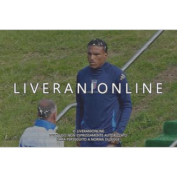 TVEM Michael Folorunsho of Italy during the training session at the team\'s base camp in Iserlohn, Germany on 17 June 2024, ahead of the second UEFA Euro 2024 football match. Photo by Emmanuele Mastrodonato/ag. Aldo Liverani sas