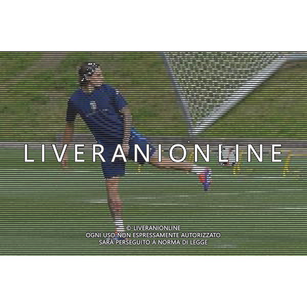 TVEM Riccardo Calafiori of Italy during the training session at the team\'s base camp in Iserlohn, Germany on 17 June 2024, ahead of the second UEFA Euro 2024 football match. Photo by Emmanuele Mastrodonato/ag. Aldo Liverani sas