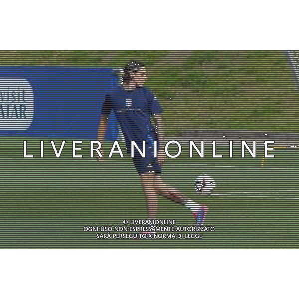TVEM Riccardo Calafiori of Italy during the training session at the team\'s base camp in Iserlohn, Germany on 17 June 2024, ahead of the second UEFA Euro 2024 football match. Photo by Emmanuele Mastrodonato/ag. Aldo Liverani sas