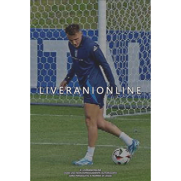 TVEM Mateo Retegui of Italy during the training session at the team\'s base camp in Iserlohn, Germany on 17 June 2024, ahead of the second UEFA Euro 2024 football match. Photo by Emmanuele Mastrodonato/ag. Aldo Liverani sas
