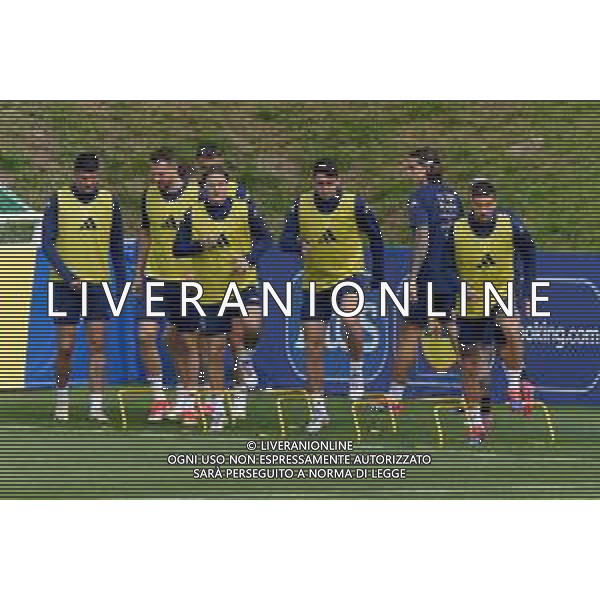 TVEM Players of Italy during the training session at the team\'s base camp in Iserlohn, Germany on 17 June 2024, ahead of the second UEFA Euro 2024 football match. Photo by Emmanuele Mastrodonato/ag. Aldo Liverani sas