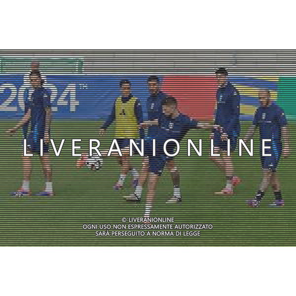 TVEM Jorginho of Italy during the training session at the team\'s base camp in Iserlohn, Germany on 17 June 2024, ahead of the second UEFA Euro 2024 football match. Photo by Emmanuele Mastrodonato/ag. Aldo Liverani sas
