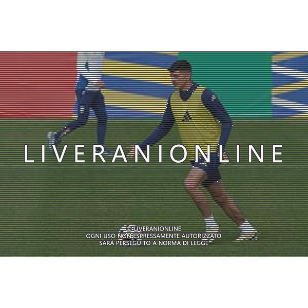TVEM Raoul Bellanova of Italy during the training session at the team\'s base camp in Iserlohn, Germany on 17 June 2024, ahead of the second UEFA Euro 2024 football match. Photo by Emmanuele Mastrodonato/ag. Aldo Liverani sas