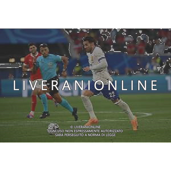 Austria vs Francia - UEFA EURO 2024 nella foto Theo Hernandez (Francia) Dusseldorf (GER) 17-06-2024 Dusseldorf Arena Campionato Europeo di Calcio - UEFA EURO 2024 fase a gironi - 1a giornata Gruppo D foto Roberto Garavaglia/Agenzia Aldo Liverani sas