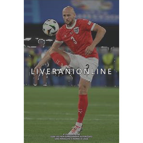 Austria vs Francia - UEFA EURO 2024 nella foto Gernot Trauner (Austria) Dusseldorf (GER) 17-06-2024 Dusseldorf Arena Campionato Europeo di Calcio - UEFA EURO 2024 fase a gironi - 1a giornata Gruppo D foto Roberto Garavaglia/Agenzia Aldo Liverani sas/AGENZIA ALDO LIVERANI SAS