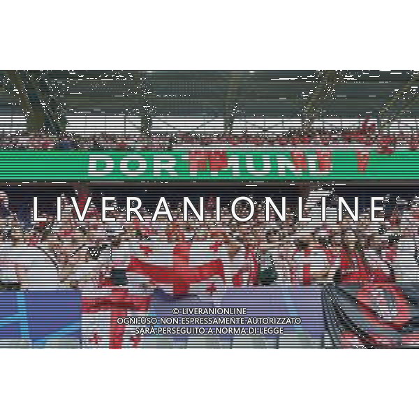 TVEM Supporters of Georgia during the UEFA EURO 2024 group stage match between Turkey and Georgia at Westfalenstadion on June 18, 2024 in Dortmund, Germany. Photo by Emmanuele Mastrodonato/ag. Aldo Liverani sas/AGENZIA ALDO LIVERANI SAS