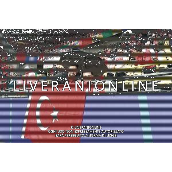 TVEM Supporters of Turkey during the UEFA EURO 2024 group stage match between Turkey and Georgia at Westfalenstadion on June 18, 2024 in Dortmund, Germany. Photo by Emmanuele Mastrodonato/ag. Aldo Liverani sas/AGENZIA ALDO LIVERANI SAS