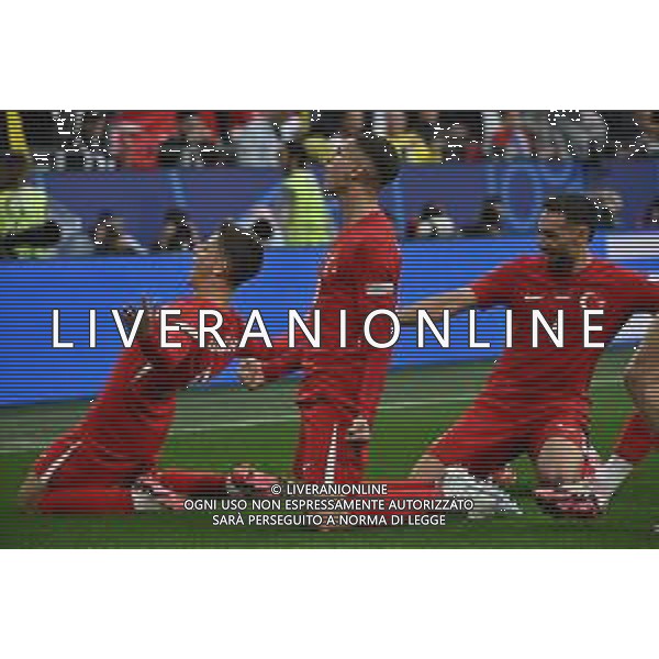 Turchia vs Georgia - UEFA EURO 2024 nella foto esultanza Turchia dopo il gol dell\'1 a 0 Mert Muldur Dortmund (GER) 18-06-2024 BVB Stadion Dortmund Campionato Europeo di Calcio - UEFA EURO 2024 fase a gironi - 1a giornata Gruppo F foto Roberto Garavaglia/Agenzia Aldo Liverani sas/AGENZIA ALDO LIVERANI SAS