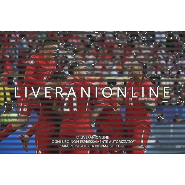 Turchia vs Georgia - UEFA EURO 2024 nella foto esultanza Turchia dopo il gol dell\'1 a 0 Mert Muldur Dortmund (GER) 18-06-2024 BVB Stadion Dortmund Campionato Europeo di Calcio - UEFA EURO 2024 fase a gironi - 1a giornata Gruppo F foto Roberto Garavaglia/Agenzia Aldo Liverani sas/AGENZIA ALDO LIVERANI SAS