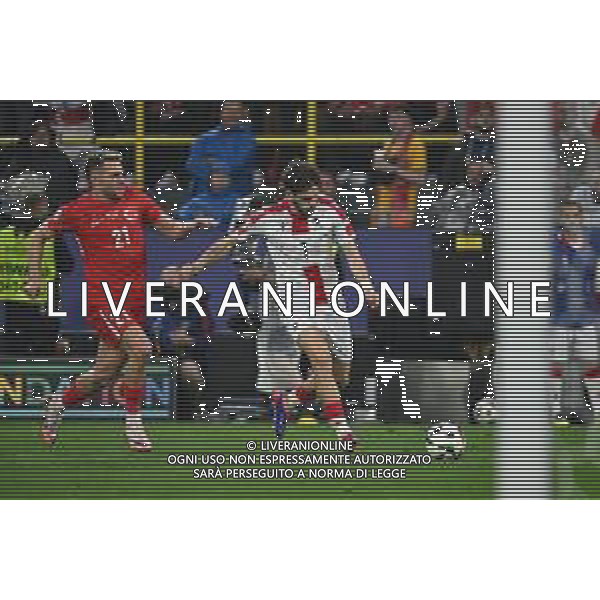 Turchia vs Georgia - UEFA EURO 2024 nella foto Khvicha Kvaratskhelia (Georgia) e sulla SX Baris Alper Yilmaz (Turchia) Dortmund (GER) 18-06-2024 BVB Stadion Dortmund Campionato Europeo di Calcio - UEFA EURO 2024 fase a gironi - 1a giornata Gruppo F foto Roberto Garavaglia/Agenzia Aldo Liverani sas/AGENZIA ALDO LIVERANI SAS