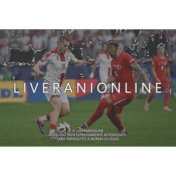 Turchia vs Georgia - UEFA EURO 2024 nella foto Giorgi Chakvetadze (Georgia) e Abdulkerim Bardakci (Turchia) Dortmund (GER) 18-06-2024 BVB Stadion Dortmund Campionato Europeo di Calcio - UEFA EURO 2024 fase a gironi - 1a giornata Gruppo F foto Roberto Garavaglia/Agenzia Aldo Liverani sas/AGENZIA ALDO LIVERANI SAS