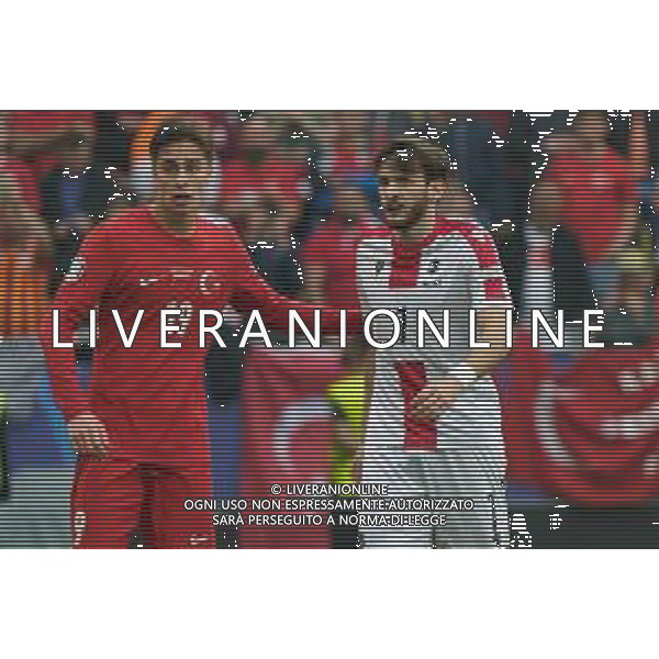 TVEM Kenan Yıldız of Turkey and Khvicha Kvaratskhelia of Georgia during the UEFA EURO 2024 group stage match between Turkey and Georgia at Westfalenstadion on June 18, 2024 in Dortmund, Germany. Photo by Emmanuele Mastrodonato/ag. Aldo Liverani sas/AGENZIA ALDO LIVERANI SAS