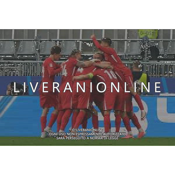 TVEM Mert Müldür of Turkey celebrates after scoring a goal with teammates during the UEFA EURO 2024 group stage match between Turkey and Georgia at Westfalenstadion on June 18, 2024 in Dortmund, Germany. Photo by Emmanuele Mastrodonato/ag. Aldo Liverani sas/AGENZIA ALDO LIVERANI SAS