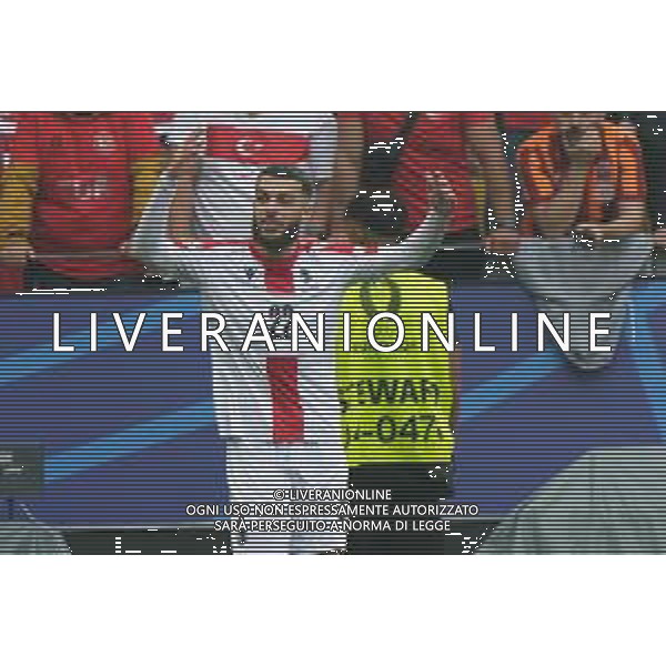 TVEM Georges Mikautadze of Georgia celebrates after scoring a goal during the UEFA EURO 2024 group stage match between Turkey and Georgia at Westfalenstadion on June 18, 2024 in Dortmund, Germany. Photo by Emmanuele Mastrodonato/ag. Aldo Liverani sas/AGENZIA ALDO LIVERANI SAS