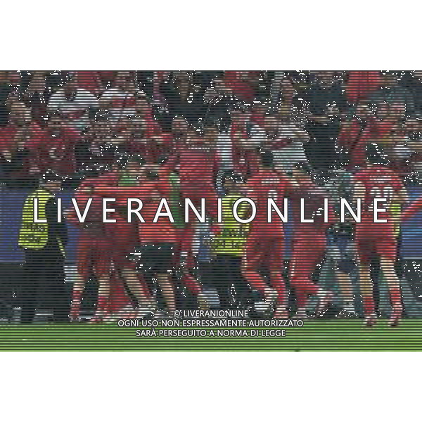 TVEM Kerem Aktürkoğlu of Turkey celebrates after scoring a goal with teammates during the UEFA EURO 2024 group stage match between Turkey and Georgia at Westfalenstadion on June 18, 2024 in Dortmund, Germany. Photo by Emmanuele Mastrodonato/ag. Aldo Liverani sas